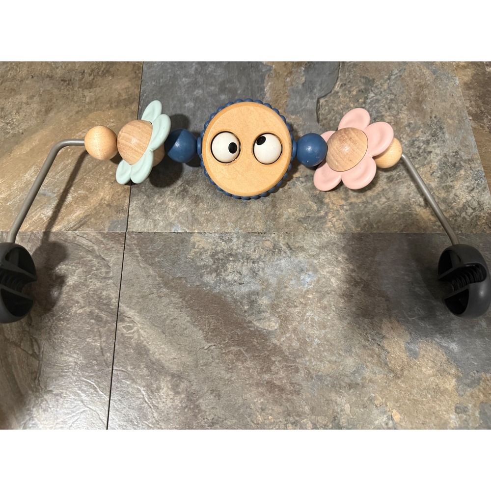 BabyBjorn Toy Bar for Bouncer Kids OS Multicolor Wood Googly Eyes Flowers